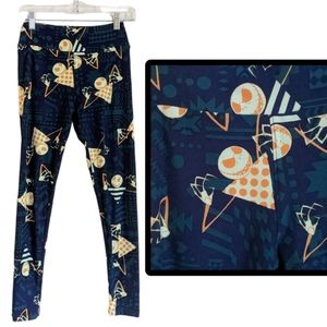 LulaRoe Nightmare Before Christmas Holiday Leggings Disney One Size RARE
